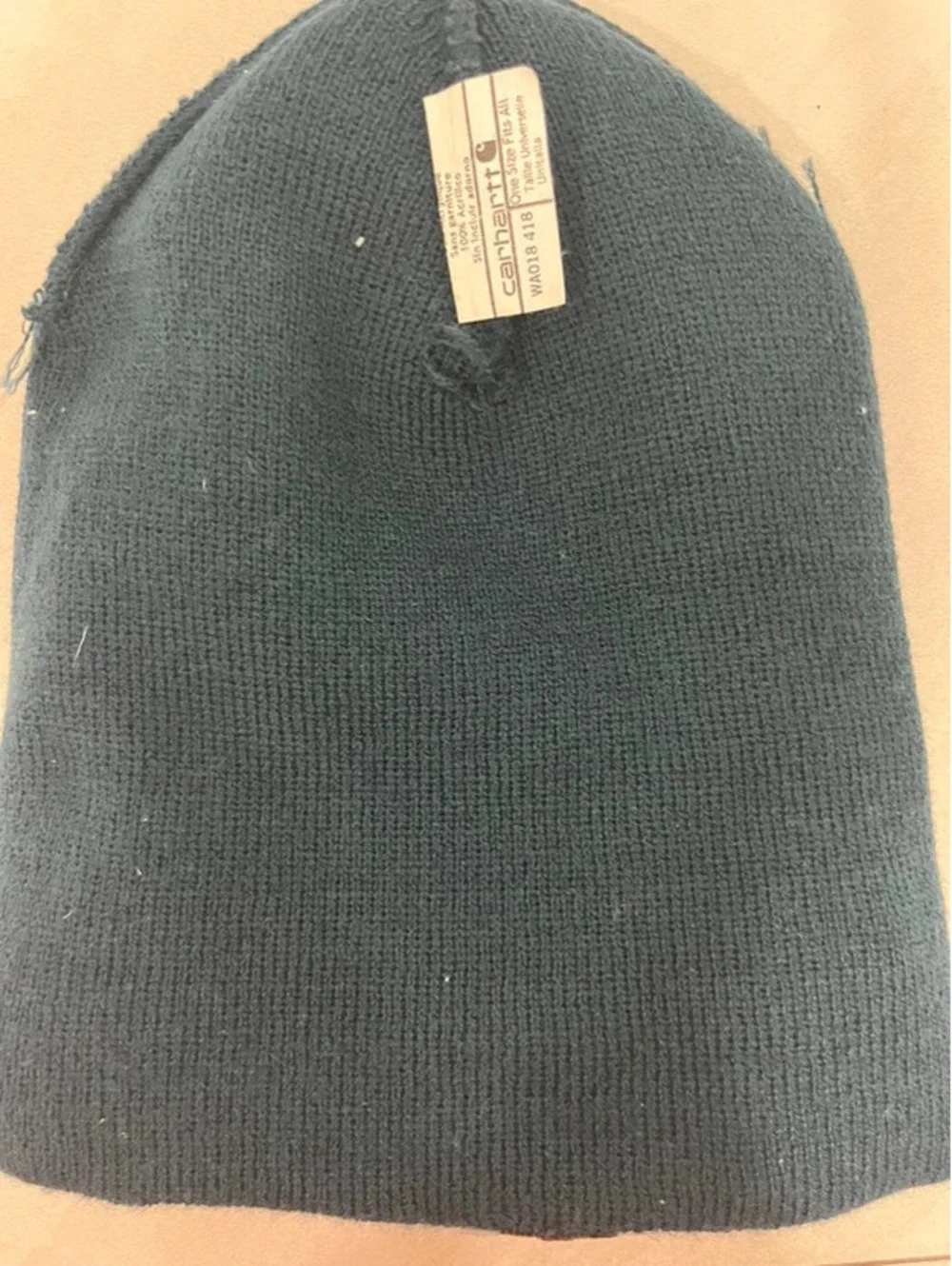 Carhartt turquoise beanie warm hat